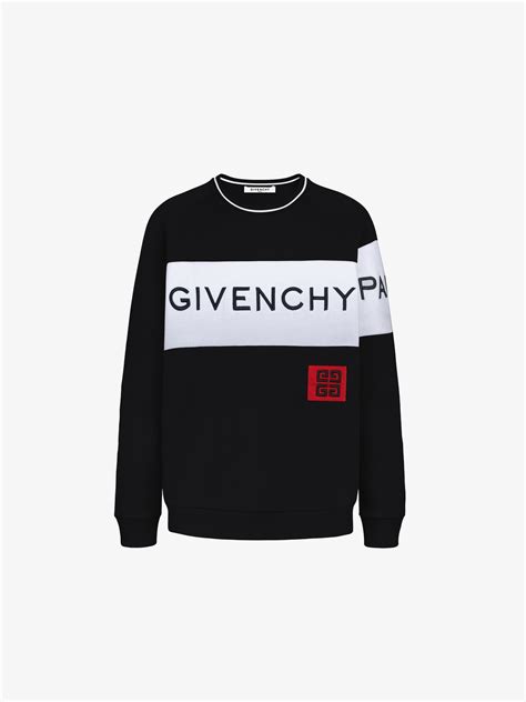 givenchy paris pull homme|Givenchy sweatshirt fleece.